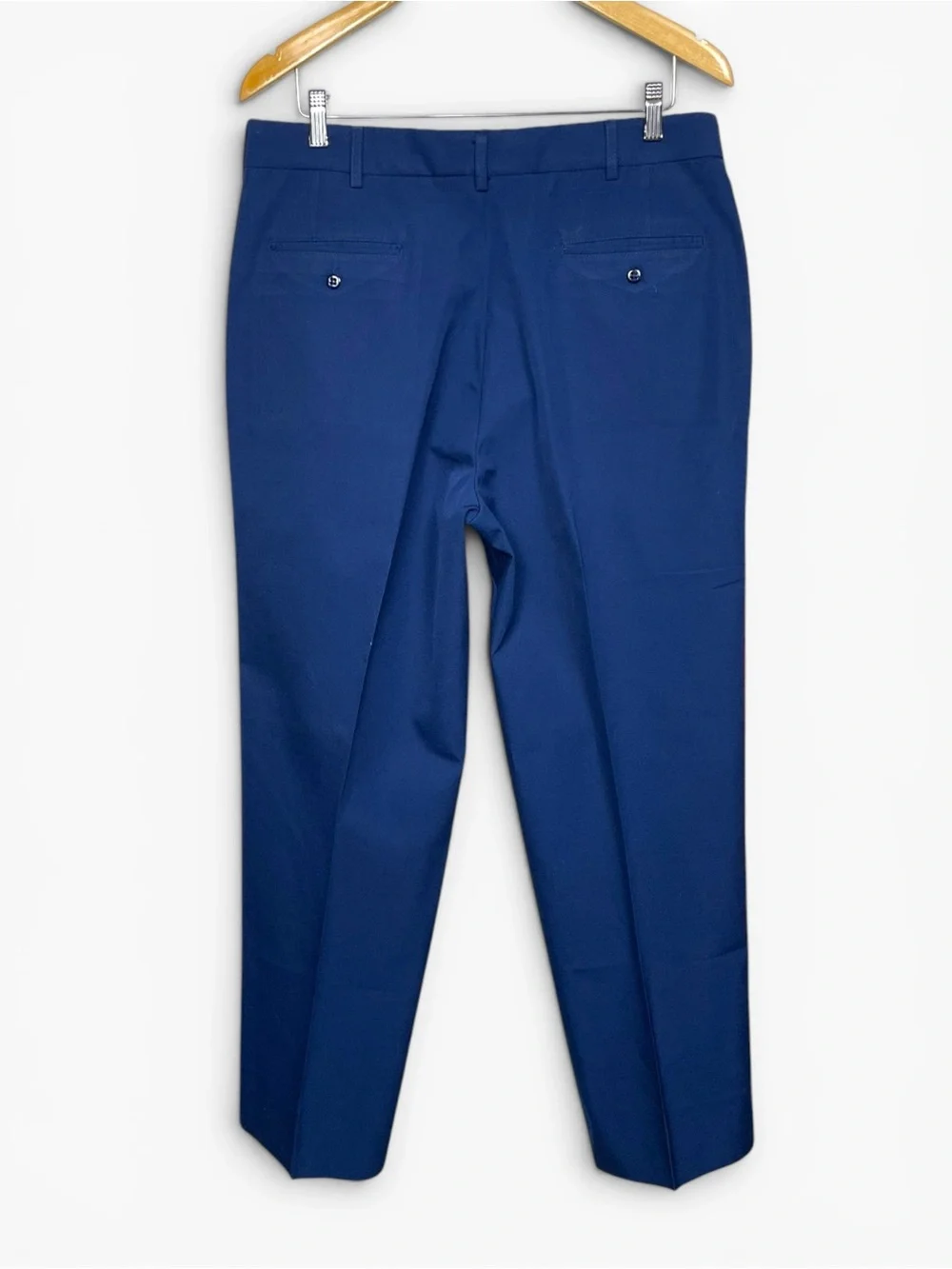 Men's marine military Navy Dress Pants with Red Side Stripe wool 36L
